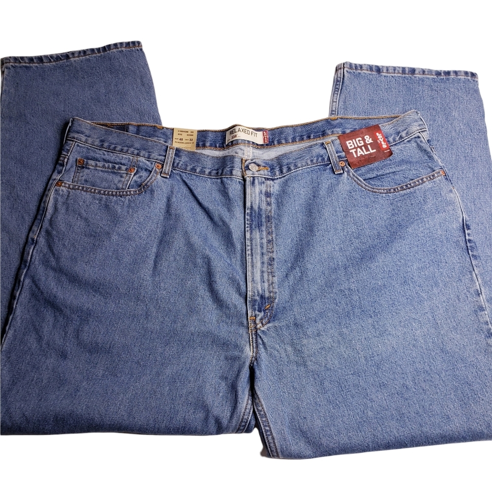 Levi's 550 Men's Relaxed Fit Blue Jeans Size 48x32 Big & Tall